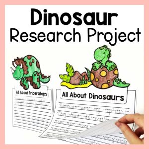dinosaur research project non fiction information report graphic organizers writing craft reading passages